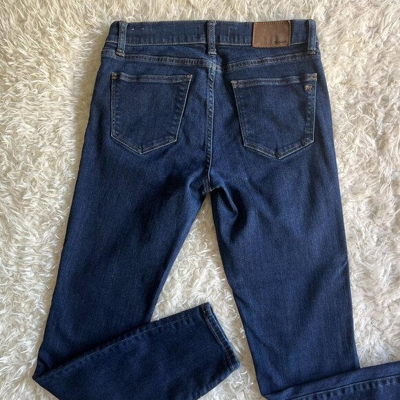 Madewell Skinny Jeans Blue Dark Wash Size 28. Excellent Used Condition. - Picture 4 of 7